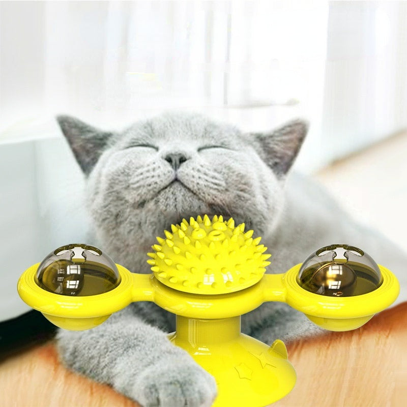 Windmill Cat Toy Interactive Pet Toys For Cats Puzzle Cat Game Toy