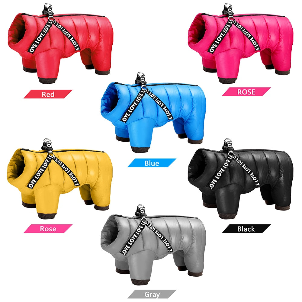 Winter Pet Dog Clothes Super Warm Dog Jacket Coat Waterproof Small