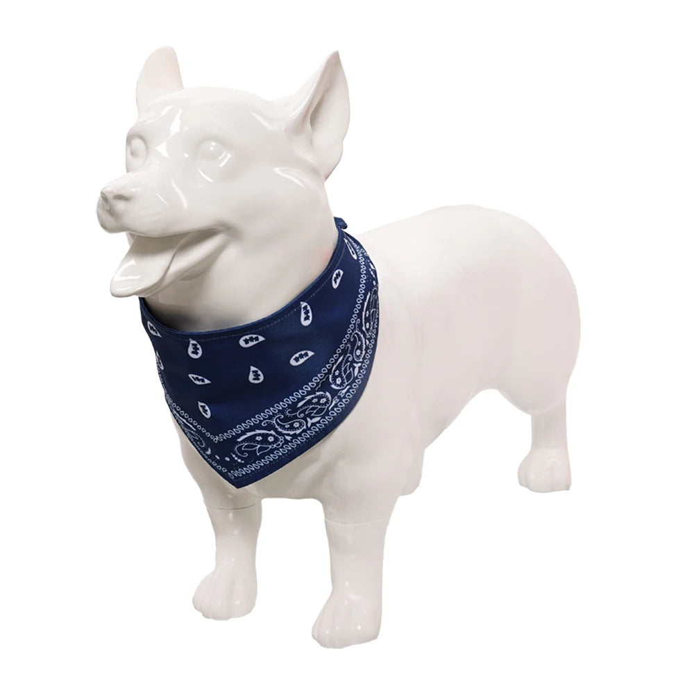 Eleven Cosplay Pet Dog Bib Movie Stranger Roleplay Puppy Blue Printed Scarfs Halloween Carnival Disguise Accessories Props