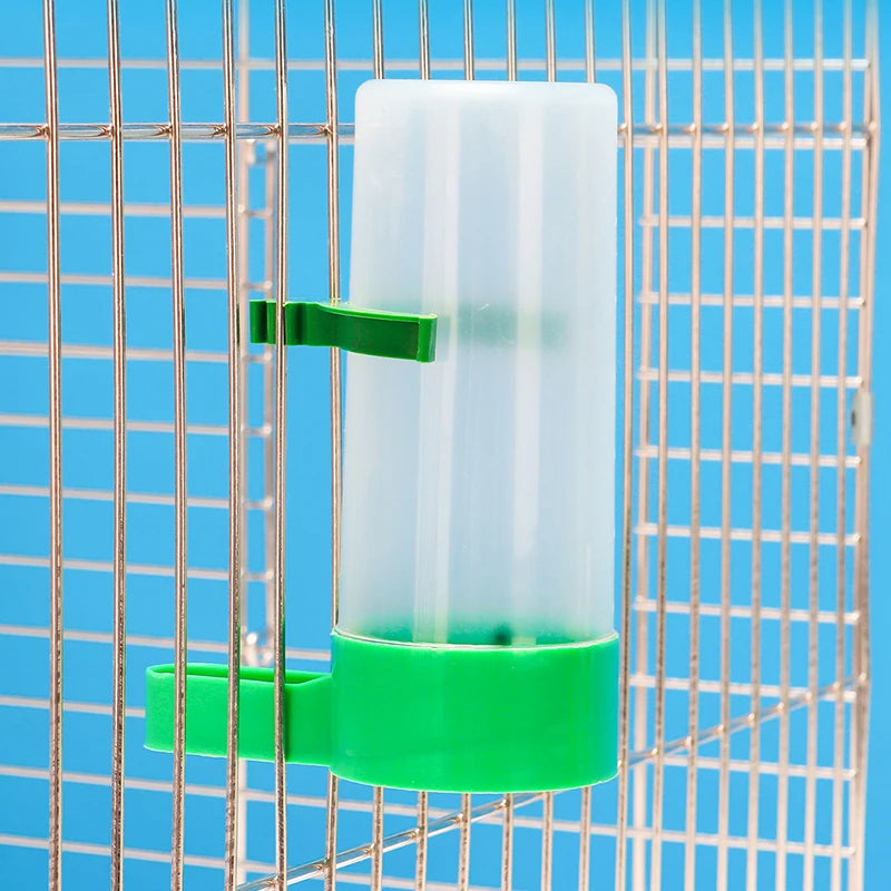 Bird Feeder Water Drinker Automatic Drinking Fountain Pet Parrot Cage Bottle Drinking Cup Bowls Pet Bird Supplies Dispenser