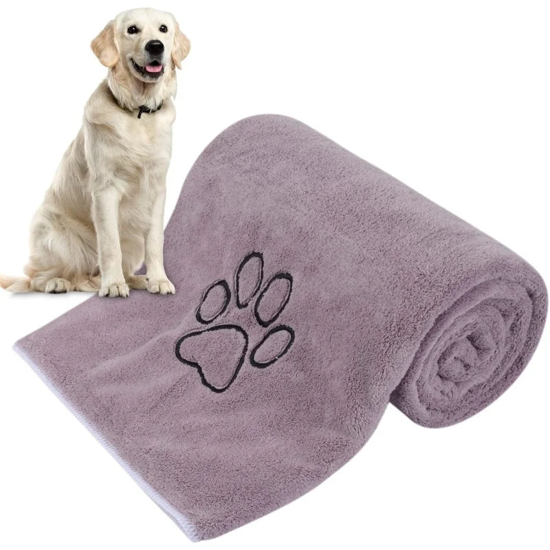 The Perfect Towel for All Pets! Ultra-Soft, Machine Washable & Durable. Makes Drying After Baths a Snug & Happy Moment.