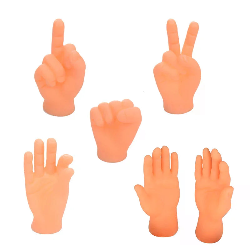 Teasing Cat Interactive Finger Gloves Interactive Human Fake Hand Cat Toys Caress Cat Dog Toys Little Hand Pet Cat Supplies