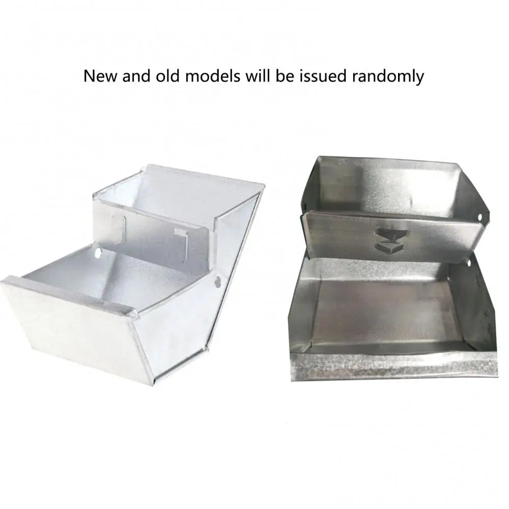 Metal Rabbit Food Breeding Box Rabbit Hutch Trough Feeder Food Bowl Hamster Rabbit Food Feeder Mini Water Feeding Pet Supplies