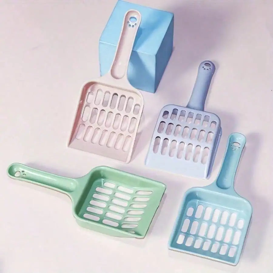 1pc Pet Poop Scooper, Plastic and Portable Cat Litter Scoop Cat Litter Shovel for Cat Litter Box, Pet Cleaning Supplies