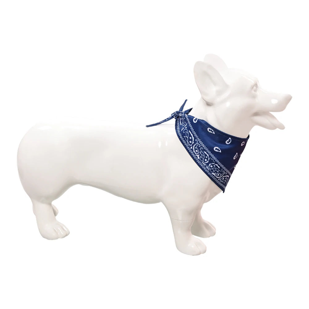 Eleven Cosplay Pet Dog Bib Movie Stranger Roleplay Puppy Blue Printed Scarfs Halloween Carnival Disguise Accessories Props