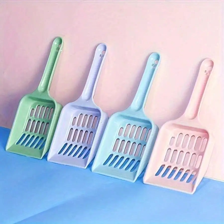 1pc Pet Poop Scooper, Plastic and Portable Cat Litter Scoop Cat Litter Shovel for Cat Litter Box, Pet Cleaning Supplies