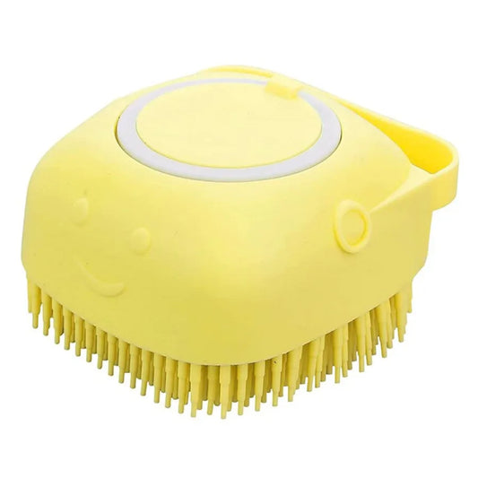 Soft Silicone Pet Bath Gloves, Massage & Grooming Brush for Dogs and Cats, Easy Cleaning Tool for Home Bathroom Use