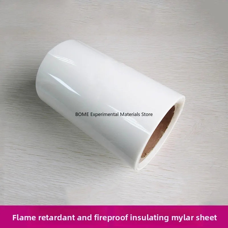Transparent PET Mylar Sheet Polyester Film Plastic Sheet Insulating Sheet High Temp PC Mylar Flame Retardant Milky White Mylar